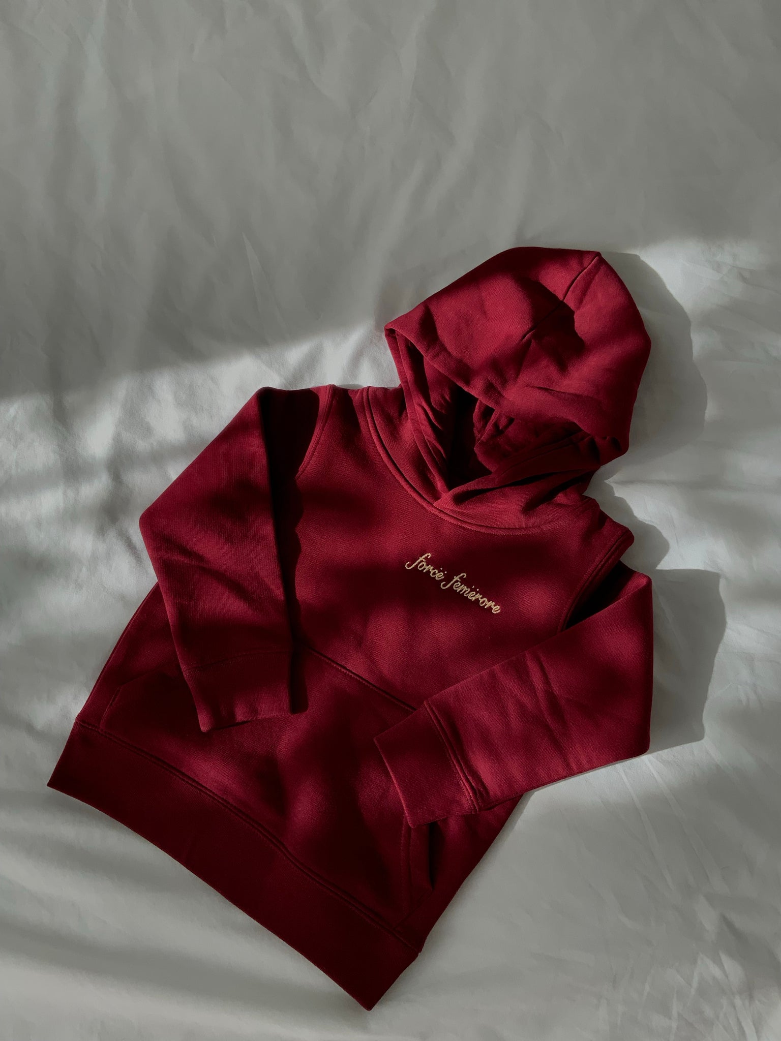 Supreme Le Luxe Hooded Sweatshirt Red